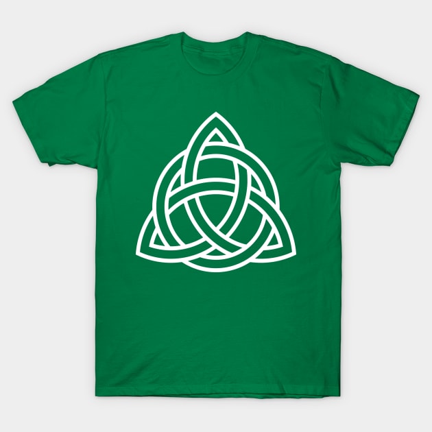 Triquetra Knot With Interlaced Circle T-Shirt by taiche